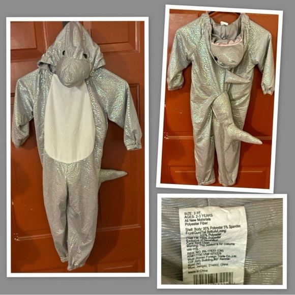 Toddler Shark Costume - Size 2T 3T - Halloween Hyde & Eek - Picture 1 of 1